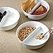 Just Solutions Crunch Anti-Soggy Cereal Bowl - Keeps Cereal Fresh & Crunchy | BPA Free | Microwave Safe | Ice Cream & Topping, Yogurt & Berries, Fries & Ketchup and More - Red