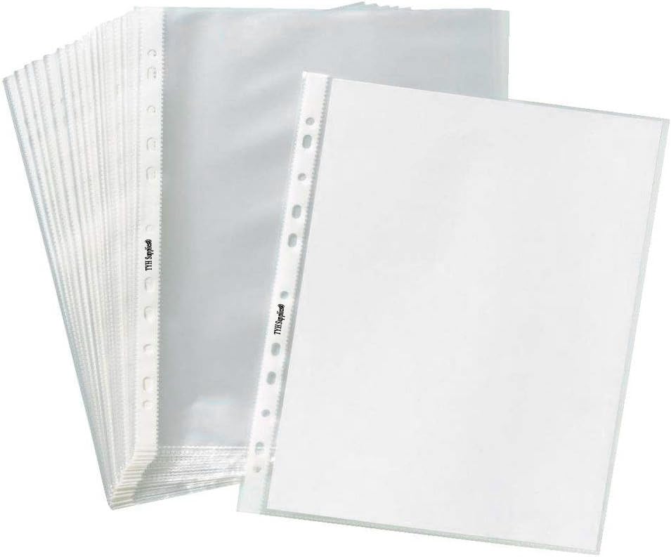 TYH Supplies 400Pack Economy 11 Hole Non Glare Sheet