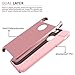 iPhone 7 Plus Case,iPhone 8 Plus Case,MagicMobile Slim Hybrid Rugged Protective Dual Layer [Shock Absorption] TPU with Hard [Anti Scratch] Polycarbonate Cute Case for Apple iPhone 7/8 Plus - Rose Gold