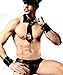 Mens Sexy Police Officier Costume Outfit Brief Cuff Role Play Uniform (5 Piece)