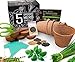 Herb Garden Starter Kit Indoor - Complete Herb Growing Kit for Kitchen Garden, Kit Includes Peat Pots, Herb Seeds, Bonus Scissors - DIY Unique Gardening Gift