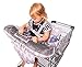 2-in-1 Baby Shopping Cart Cover and High Chair Protector - Germ-Protecting Seat Covers for Grocery Carts, Restaurant High-Chairs - Universal, Soft, Safe - Travel Gear for Babies, Infants