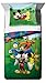 Disney Mickey Mouse Club House Adventure Super Soft Kids Reversible Twin Comforter & Sham Set - Fade Resistant Polyester (Official Disney Product)