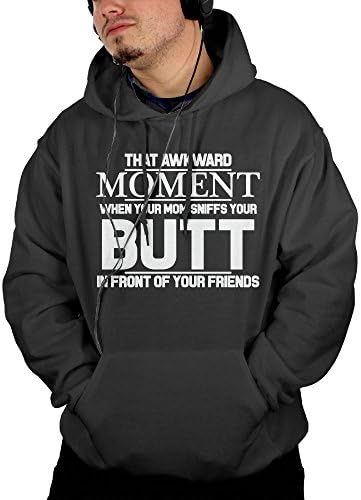 That Awkward Moment Mens Fashion 100% Cotton Pockets Casual Hoodie Sweatshirts Hooded Sweatshirt