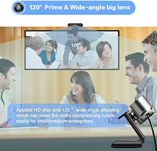 Webcam-with-Microphone-1080P-Laptop-Plug-and-Play-USB-PC-Webcam-Full-HD-Widescreen-Webcam-with-120-Degree-Live-Streaming-View-Angle-Web-Camera-for-Video-Calling-Recording-Conferencing