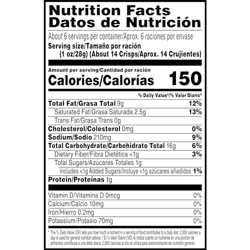 PRINGLES HARVEST BLENDS POTATO CRISPS CHIPS, LUNCH SNACKS, BLENDED WITH MULTIGRAINS, HOMESTYLE RANCH, 5.5OZ CAN