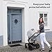 Nursing Breastfeeding Cover Scarf, Baby Car Seat Canopy, Shopping Cart Cover, High Chair Cover, Stretchy, Lightweight, Breathable Material, Navy Stripes, Perfect 4 in 1 Multi use Baby Gift!