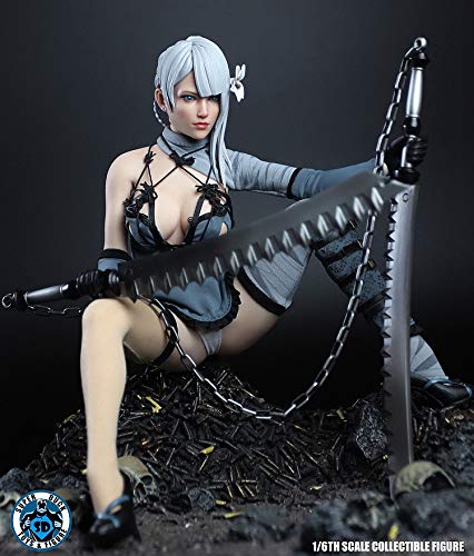 Super Duck NieR: Automata 2B Yorha No. 2 Type B,2B Super Flexible Female Seamless Body 1/6th Scale Action Collectible Figure Toys TBleague Phicen SET032