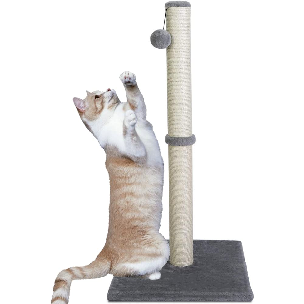 82cm Tall Cat Scratching Post Scratch Post with Sisal Rope for Large Indoor Cats