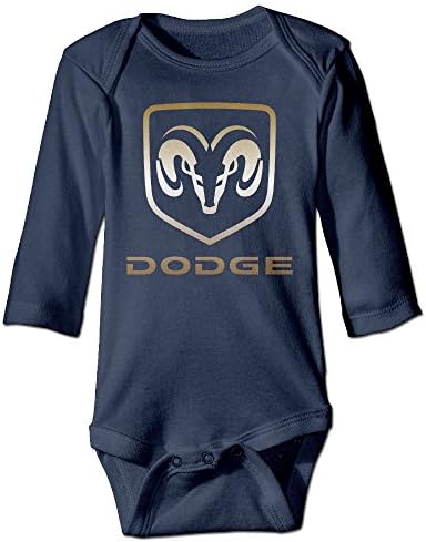 Dodge Logo Baby Long Sleeve Lap Shoulder Bodysuits