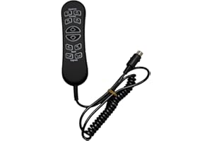 AlveyTech 10-Button 5-Pin Replacement Remote Hand Control for Pride VivaLift Lift Chair (No Logo - Standard & Early Version V