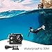 VVHOOY Action Camera Waterproof Housing Case, Underwater Protective Dive Housing Shell Accessories Compatible with AKASO EK7000 V50 Apexcam VEMONT LeadEdge HLS CAMWORLD COOAU DEVETOP REMALI Jadfezy