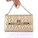 iPhone 6s Wallet Case,iPhone 6/6s Handbag Purse Case,ACO-UINT Luxury Diamond Bowknot Rhombus Magnetic Snap Pattern PU Leather Wallet Case with Card Slots,Folio Book Cover Case with Metal Chain for iPhone 6/6s 4.7[Golden]