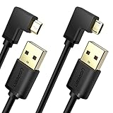 UGREEN USB Cable 2 Pack for Powering Wireless Streaming TV Sticks Directly from TV Micro USB Charger for Chromecast Ultra 2 1 Audio, Roku Express, Google Home Mini, Streaming Media Player(7.8inch)