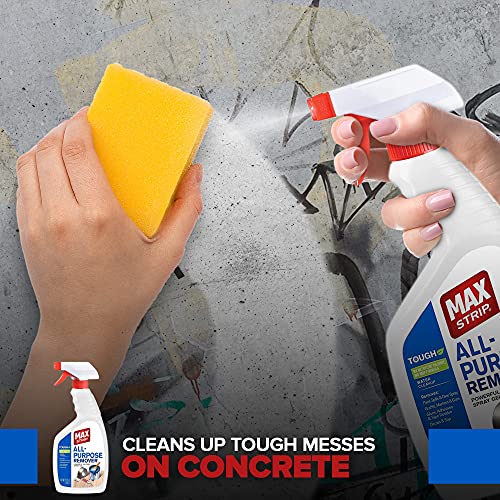 Max Strip All Purpose Remover 22 oz Removes Paint Spills, Over Spray, Graffiti, Markers, Gum