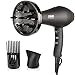JINRI Professional Hair Blow Dryer,1875W Ionic Hair Dryer,Salon AC Motor Low Noise Blow Dryer with Concentrator