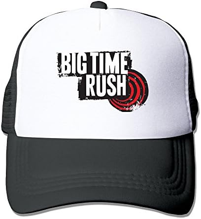 Hot Topic Big Time Rush Logo Baseball Cap Trucker Hat For Unisex Adjustable One Size Black