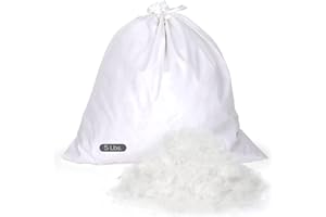 East Coast Bedding Bulk 10/90 Goose Down Feather Blend - White & Gray - Premium Quality Fill for Pillows, Comforters, Sofa Cushions, Upholstery - RDS Certified - Available in 5, 10, 20 lbs
