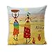All Smiles African Decor Throw Pillow Covers Africa Print Pillows Decorative Cushion Outdoor Ethnic Women Cases Home Bedding 18x18 Set 4 Sofa Couch Living Room Décorations