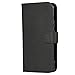 Nexus 5X Case, Abacus24-7 Wallet Series PU Leather with Flip Cover & Stand, Black