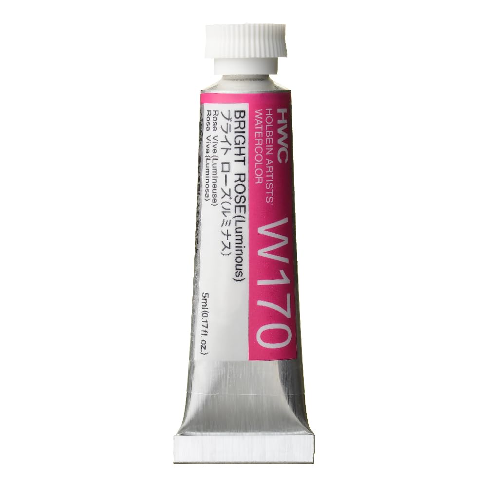 Holbein Watercolour : 5ml Tube BRIGHT ROSE (LUMINOUS)