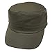Solid Castro Cadet Cap - 100% Cotton Hat - Adjustable Velcro Back