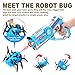 Veken Toy Set with 4 Pack Toy Guns, 2 Robot Bugs, 1 Carrying Case for Kids, Multiplayer Indoor Outdoor Game - Infrared 0.9Mw