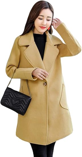 Piite オーバーコート レディース スプリングコート 冬服 中綿コート 厚手 ジャンパーラジャー スーツ アウター チェスターコート カジュアル ロング丈 大人 エレガット 可愛い コート ジャケット 通販 Amazon