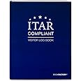 BookFactory ITAR Visitor Log Book/Visitor Register/Guest Sign-in - 100 Pages, 8” x 10” Soft Touch Hardbound (Official ITAR-International Traffic in Arms Regulations) (LOG-100-7CS-VM(ITAR-VISITOR-LOG))
