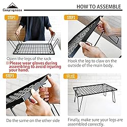 camping moon CAMPINGMOON 2Pcs Outdoor Folding