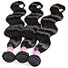 VRBest Hair Brazilian Virgin Hair Body Wave 3 Bundles 100% Unprocessed Virgin Human Hair Weave Extensions Natural Color (100+/-5g)/pc
