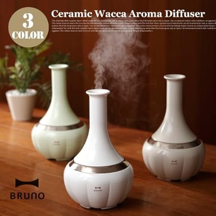 Amazon セラミックワッカアロマディフューザー Boe009 Bruno 全3色 ホワイト タクミ 加湿器 通販