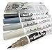 Royal Talens - Ecoline Liquid Watercolour Drawing Painting Brush Pens - Set of 5 in Plastic Wallet - Grey