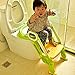 [FDA Certified] Ostrich Toilet Step Trainer Ladder for Kid and Baby, Children’s Toilet Seat Chair, Toddlers Toilet Training Step Stool for Girl and Boy (Green)