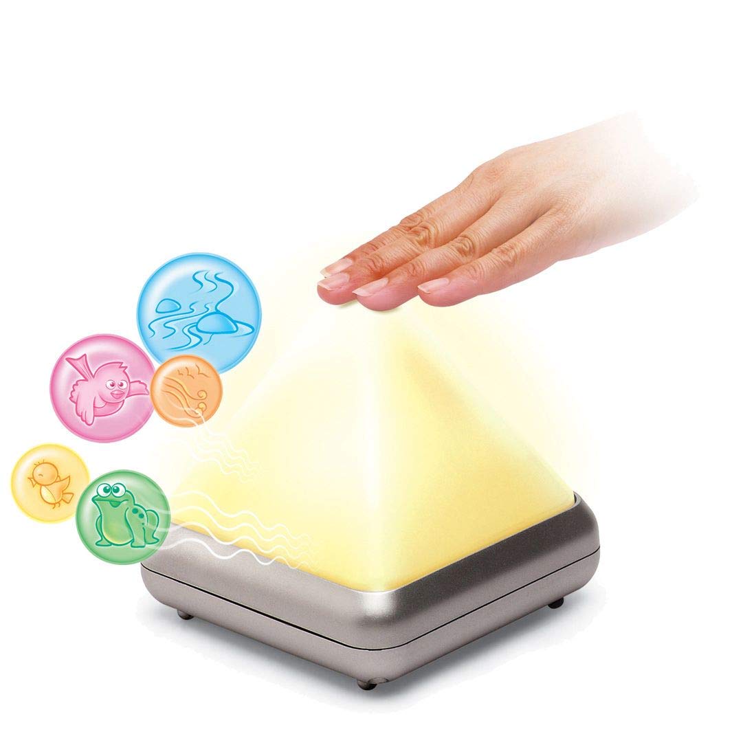 Soothing Sounds Pyramid Mood Light to Help Relax and Wind Down After a Long Day