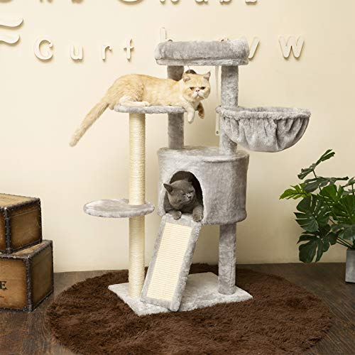 Heybrother Cat Tree with Scratching Board for Small cat, Cat Tower