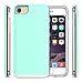 iPhone 8 / iPhone 7 Case, Style4U Slim Shock-Resistant Hybrid Armor Case with Credit / ID Card Compartment for Apple iPhone 8 and iPhone 7 with 1 Stylus [Mint Green]