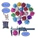 Everglades Backcountry 20 Pack Sparkle Glitter Tinsel Balls Toys Assorted Colors 2 Inch Complete with Bonus Catnip for Cats Kittens Arts & Crafts