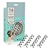 718-Beauty Backspin Spiral Hair Pin, Color Match for Dark Hair, 4 Pins