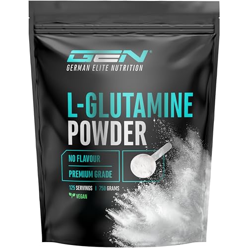 GEN GERMAN ELITE NUTRITION L-Glutamin Pulver - 750g - Geschmacksneutral