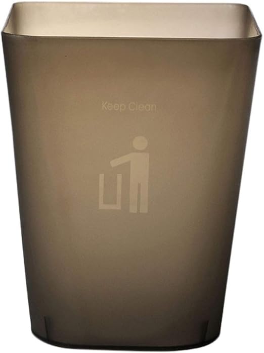 Jjek Bote de Basura Rectangular Hogar Creativo Scrub Bote de Basura