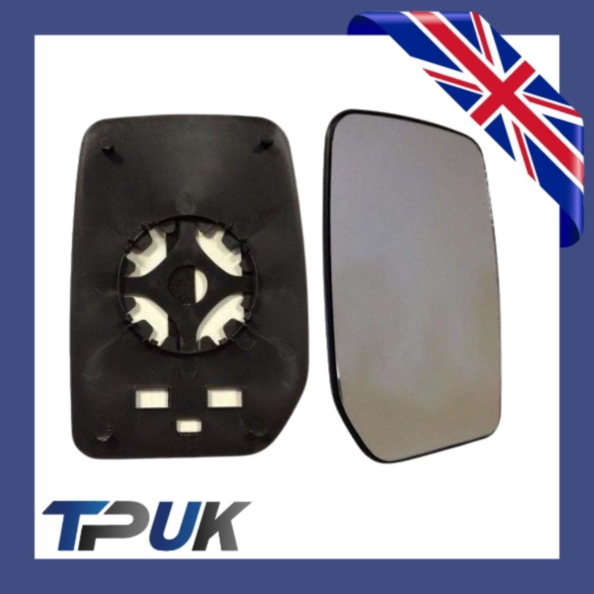 Tpuk Front Door Wing Mirror Glass For Transit Mk6 Mk7 2000-2014 Drivers Right Side 4059965