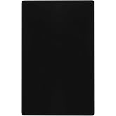 ENERLITES Screwless Blank Wall Plate, 1-Gang Outlet Covers, 1 Pack, Black | Child safety, modern &amp; clean finish, standard size, cover unused electrical box/outlet/switch, UL-listed, easy to install
