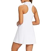 baleaf Womens Golf Dress Sleeveless Tennis Dresses with Built in Shorts Pockets Racerback Workout Athletic