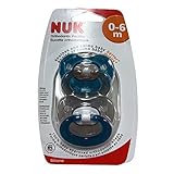 NUK Juicy Orthodontic Pacifier 0-6 Months 2 Ea Styles and colors May Vary