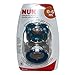 NUK Juicy Orthodontic Pacifier 0-6 Months 2 Ea Styles and colors May Vary