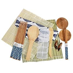 15 PACK Sushi Making Kit, Sushi Maker Roller Tool