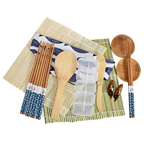 15 PACK Sushi Making Kit, Sushi Maker Roller Tool