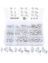 hilitchi 123pcs hidráulicos Métricas Zerk Grease accesorios Assortment Kit