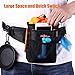 HICOBOS Dog Treat Training Pouch with Poop Bag Dispenser, 5 Pockets Well Organized Pup Reward Pouch Waist Pack, 6-in-1 Hands Free for Sports to Carry Treats, Toys, Phones, Earbuds, Waste Bags & Bowls
